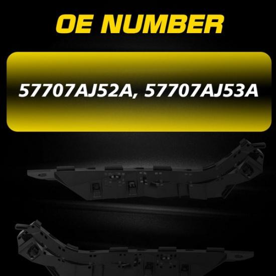 Front Driver Passenger Side Bumper Bracket For 2010-2014 Subaru Legacy Outback A