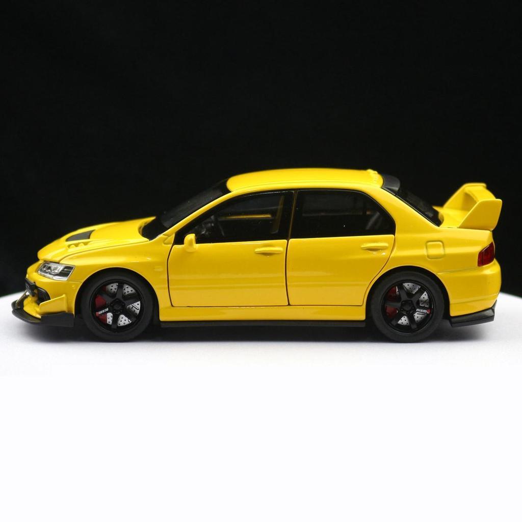 1/32 Mitsubishi Lancer EVO Final Edition Racing Toy Car Model Diecast Metal Miniature Collection Gift for Children Boys