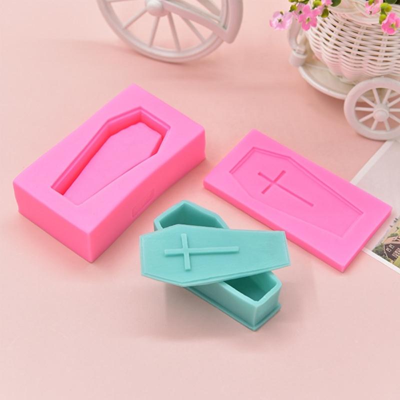 Cross Coffin Shaped Cake Molds Silicone Material Gift for DIY Baking Lover