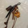 Braided Rope Bag Pendant High-Grade Keychain Pendant Cute Miu Series Alkaline Water Bread Bag Pendant Chocolate Pendant
