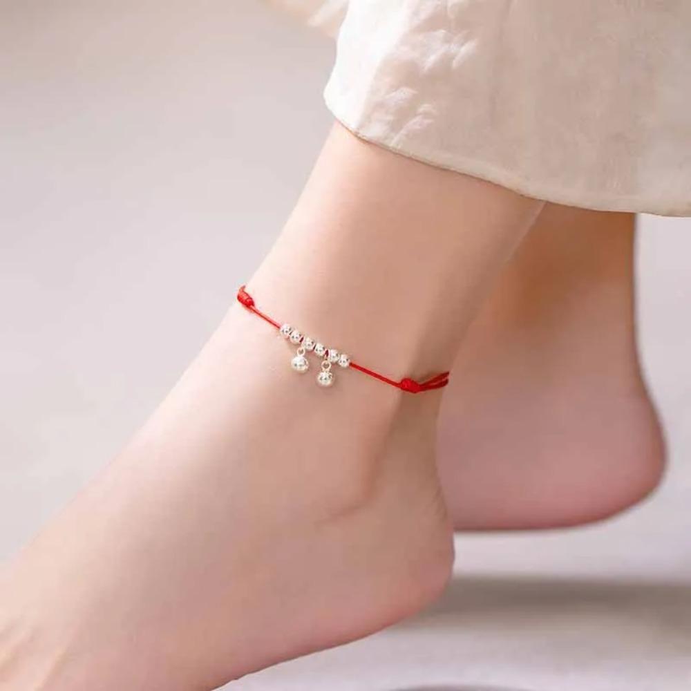 925 Silver Butterfly Anklet for Women Delicate Zircon Tassel Bracelet Summer Jewelry Dropship