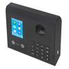 Time Attandence Machine Face Recognition Fingerprint Password Employee Time Clock 100‑240V Black US Plug