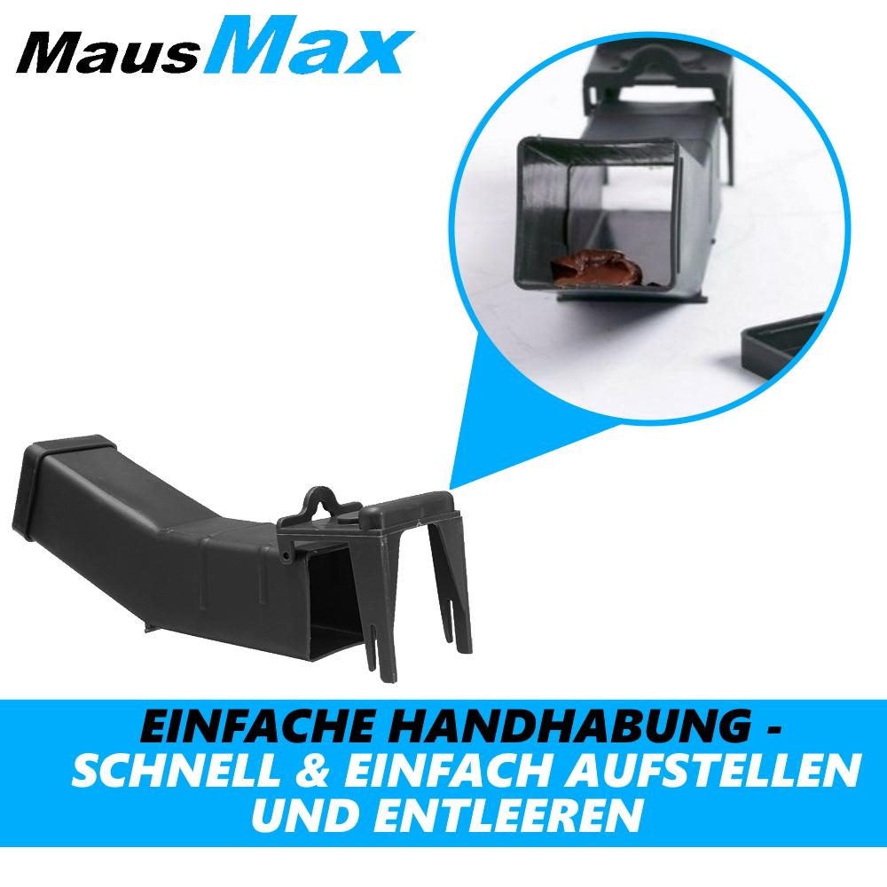 MausMax Mausefalle Lebend Falle Rattenfalle Mäusefalle Lebendfalle Maus Ratte 2x