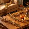 Artificial Plants for Wedding Party Fall Eucalyptus Garland, Autumn Money Leaf Vine, Faux Greenery Fake Flowers Home Decoration Thanksgiving Harvest,