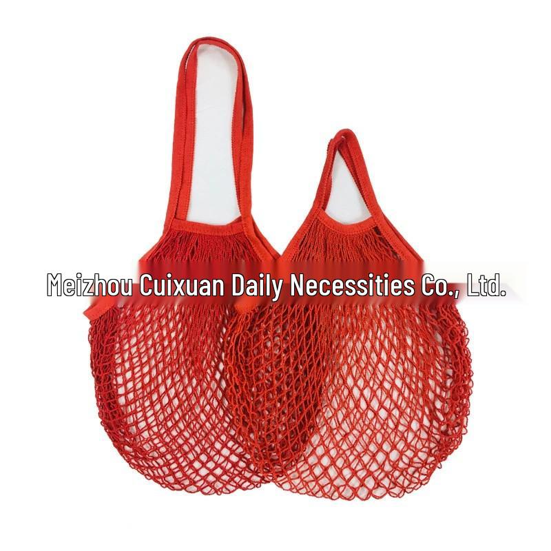 

Handheld Cotton Mesh Gift Bag for Weddings or Candy Packaging 38*35*10CM Short Handle