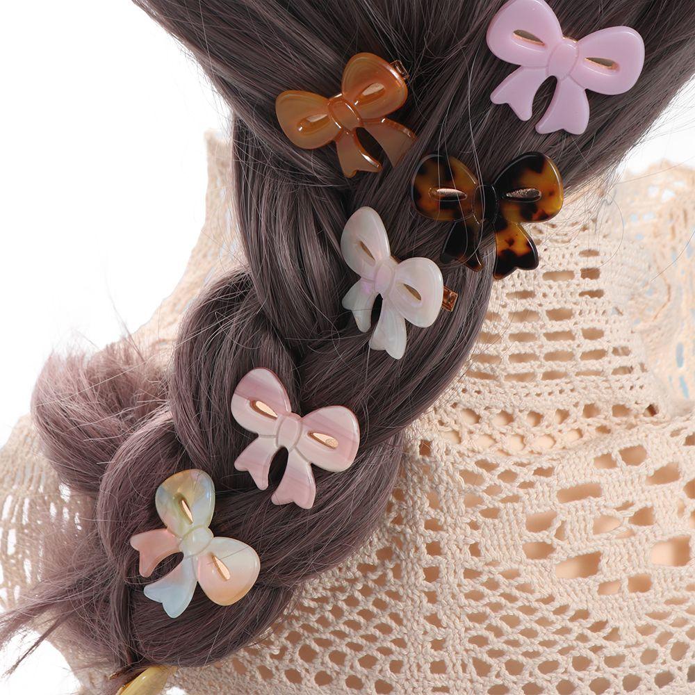 Acetate Bow Hairpin Bowknot Bow Duckbill Clip Creative Acetic Acid Duckbill Clip  Streetwear
