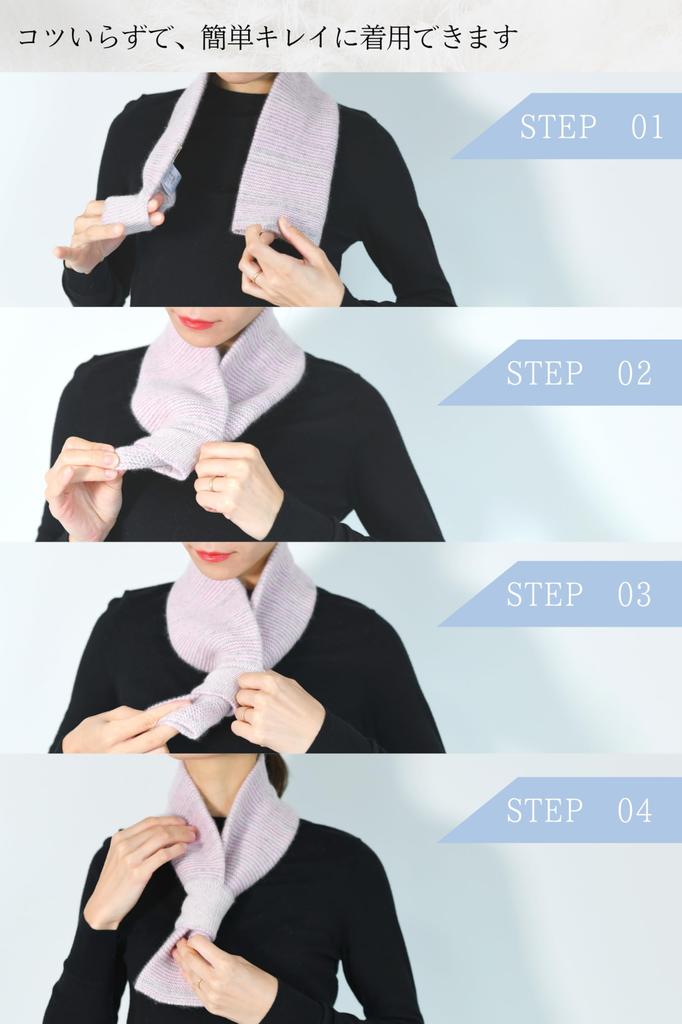 Mini cashmere at with double layer and birthday Christmas present [I.P.P] muffler, 100% [light 65g/warm construction] Men's women's plug-in muffler,