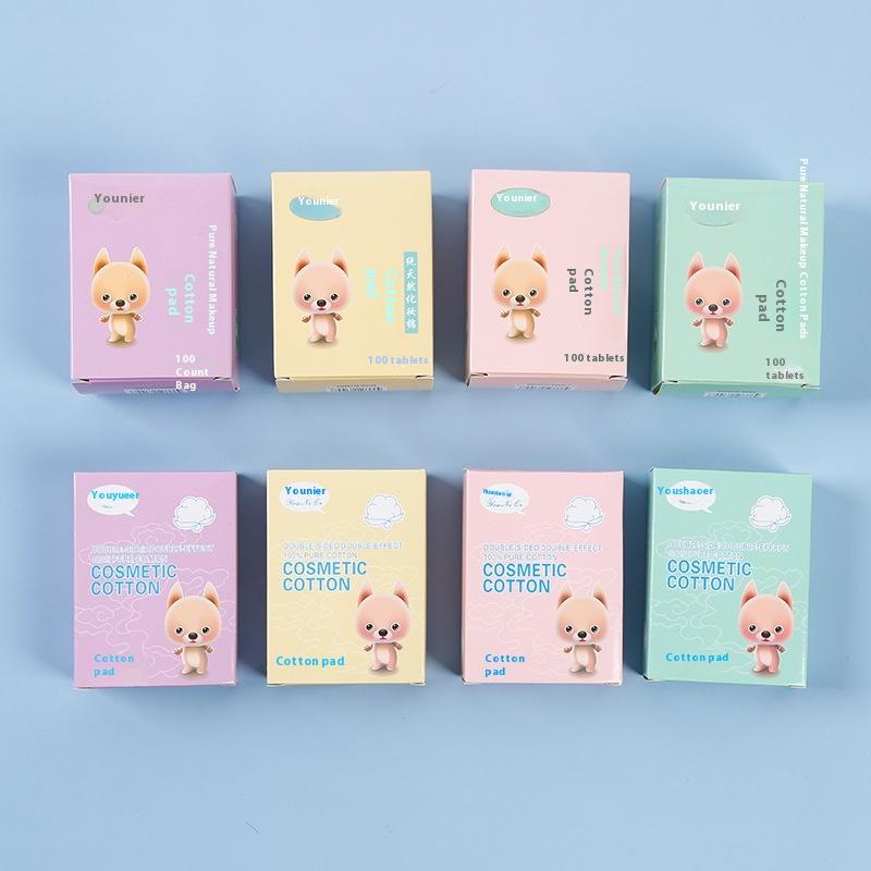 50/100Pcs Thin Cotton Pads Soft Cotton Stretch Disposable For Face Wash Nail Polish Remover Cosmetic Makeup Tools
