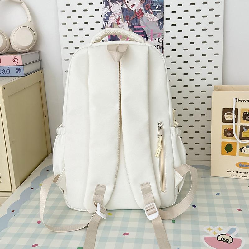 College style fresh and sweet candy color backpack girl multi-compartment large-capacity backpack