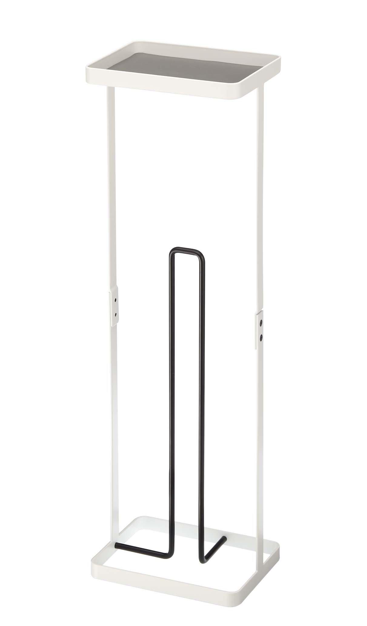 

Yamazaki Jitsugyo Toilet Paper Stand with Tray Plate White 7762 белый