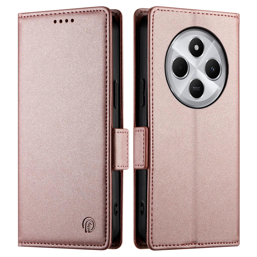 DF-010 Stand Case For Xiaomi Poco C75 4G/Redmi 14R 5G/14C 4G PU Leather Wallet Phone Cover