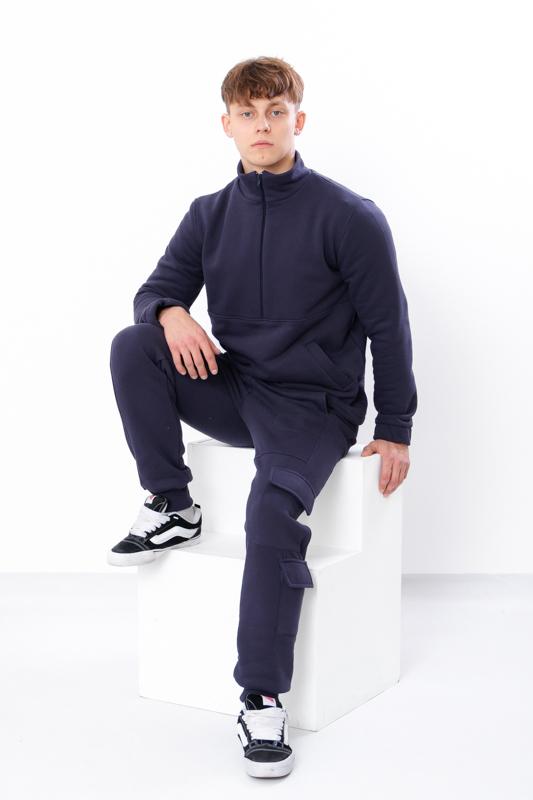 Men’s Stylish Winter Tracksuit – Practical Design with Elastic Cuffs & Multiple Pockets, Winter, 3396-140 HC