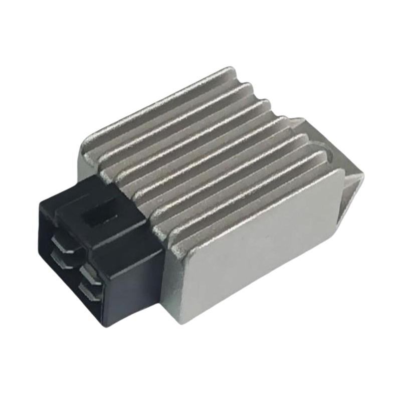 Motorcycle Voltage Regulator Replaces Upgrade Good Heat Dissipation Easy to tall DIY Parts 4 P 12V for 50cc 150cc