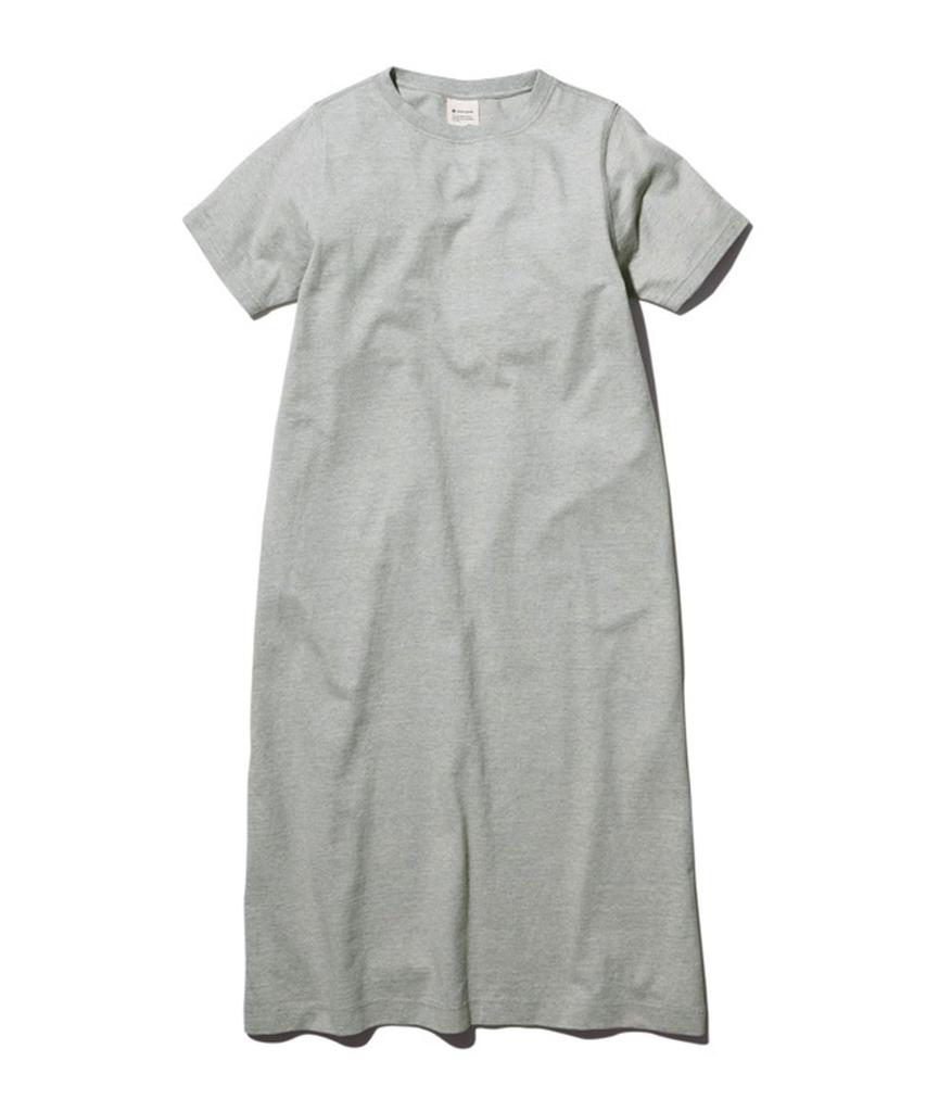 Recycled Cotton Dress size 2 Festival Camping Outdoor [Snow Peak] M.GREY SW-25SW401