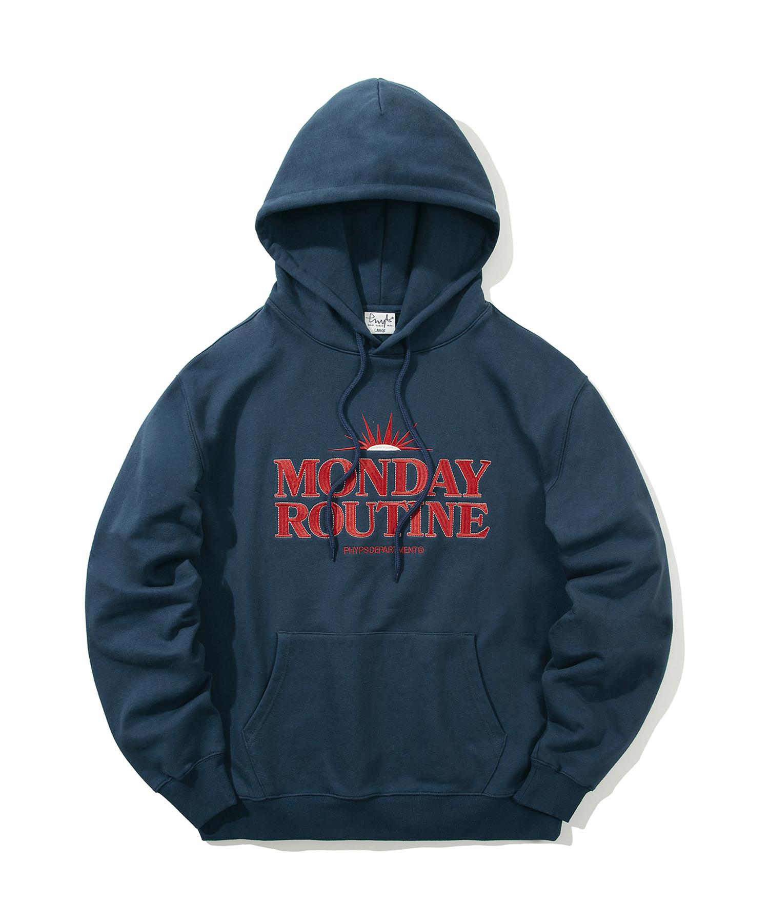 Physical Department Monday Routine Stitch Hoodie_Indigo Blue Indigo Blue/S