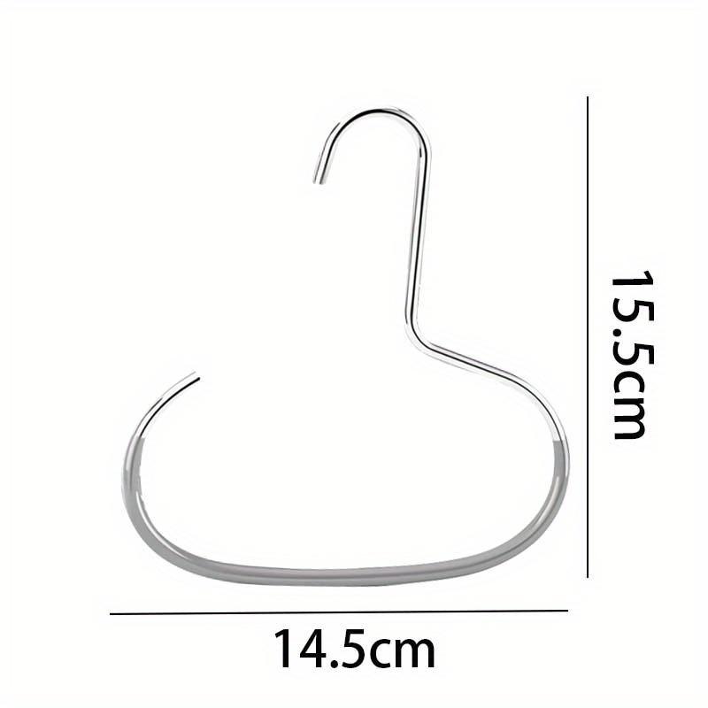 1 Stück Vielseitiger runder Haken - Perfekt für Hüte Krawatten Schals & Taschen Starke Tragfähigkeit Nicht verformbar Ideal für Aufbewahrungszubehör