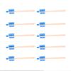 10Pcs Washable Kitchen Cleaning Brush Long Handle Triple Side Bristles for Coffee Grinder Juicer Soymilk Machine Food Processor