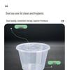 Disposable 1750ml Round Clear Microwaveable Food Container