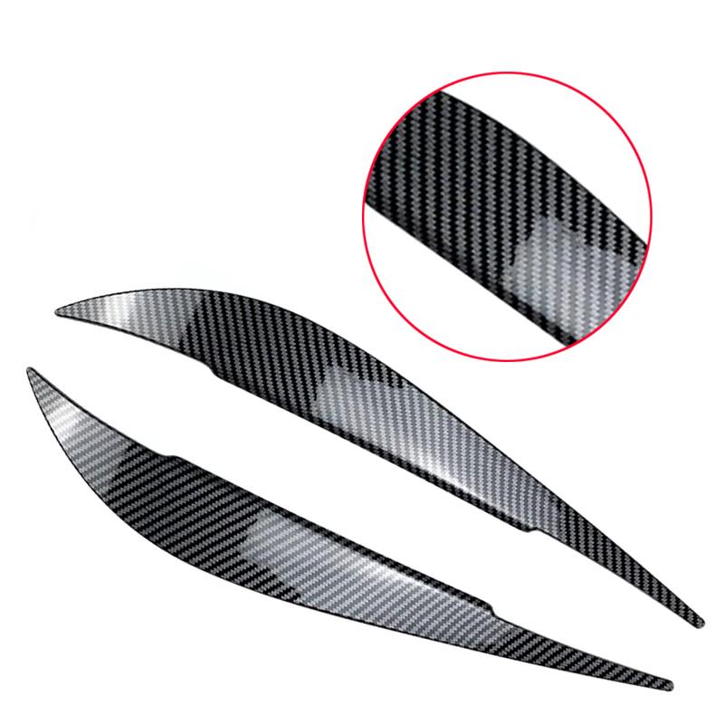 Glossy Black Car Head Light Lamp Eyebrow Eyelid Cover Trim for BMW 4 Series F32 F33 F36 2014 2015 2016 2017 2018