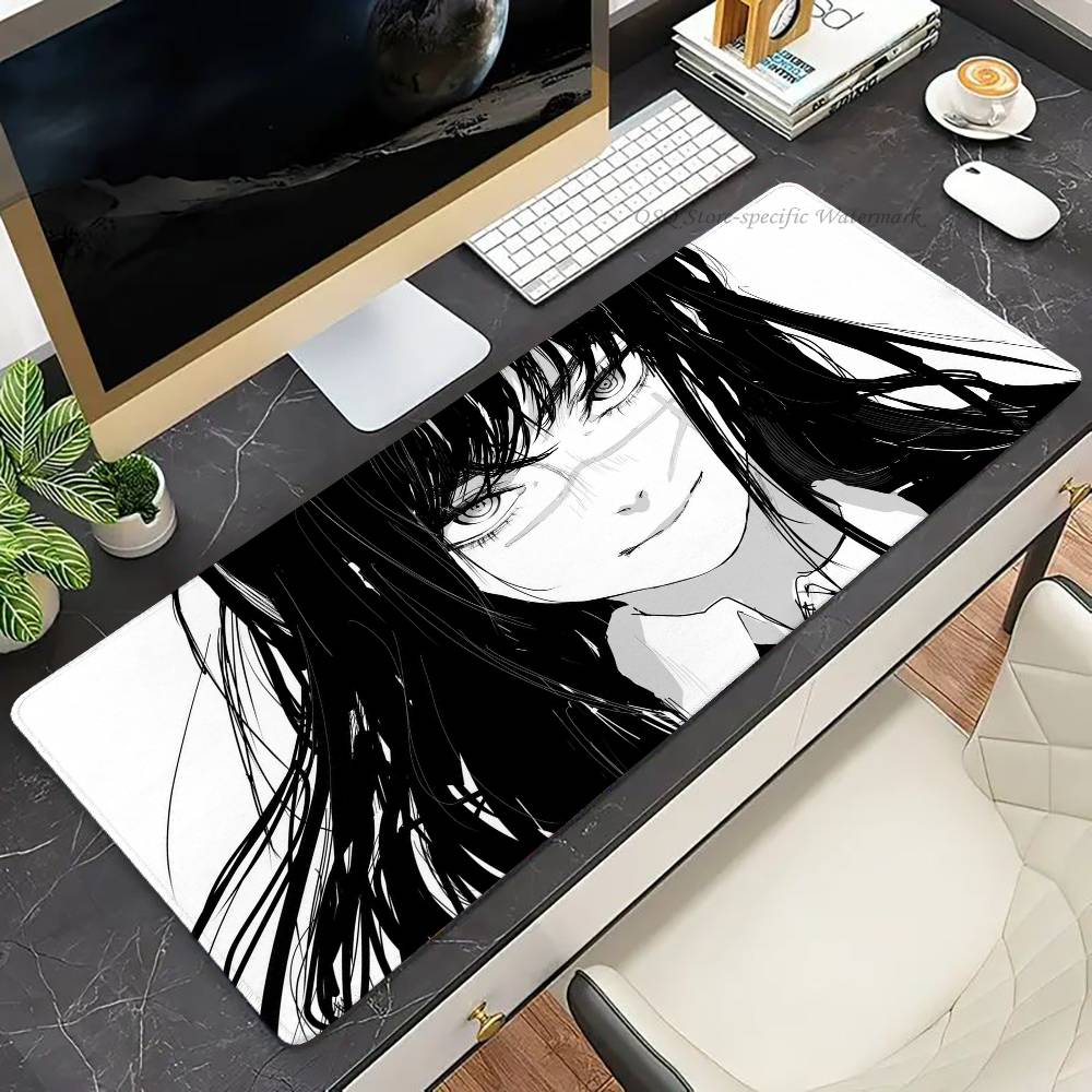 Asa Mitaka Anime C-Chainsaw Man Podkładka pod mysz Mata na biurko Z podkładką Akcesoria do gier Prime Gaming Podkładka pod klawiaturę XXL Amortyzacja