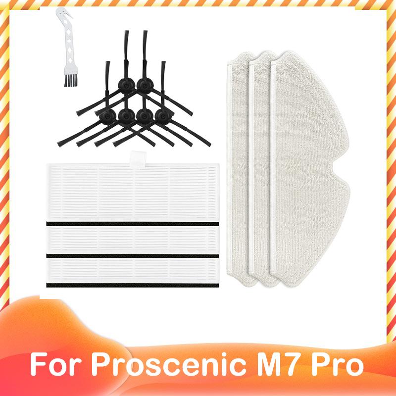 Roller Brush Hepa Filter Mop Cloth Dust Bag Replacement Kit for Proscenic M7 Pro Uoni V980 Plus Vacuum Cleaner Spare Parts
