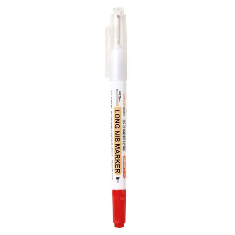 Long Needle 20mm Marker Pen for Deep Hole Marking Screw On Metal Bathroom Woodworking Tile Construction Projects