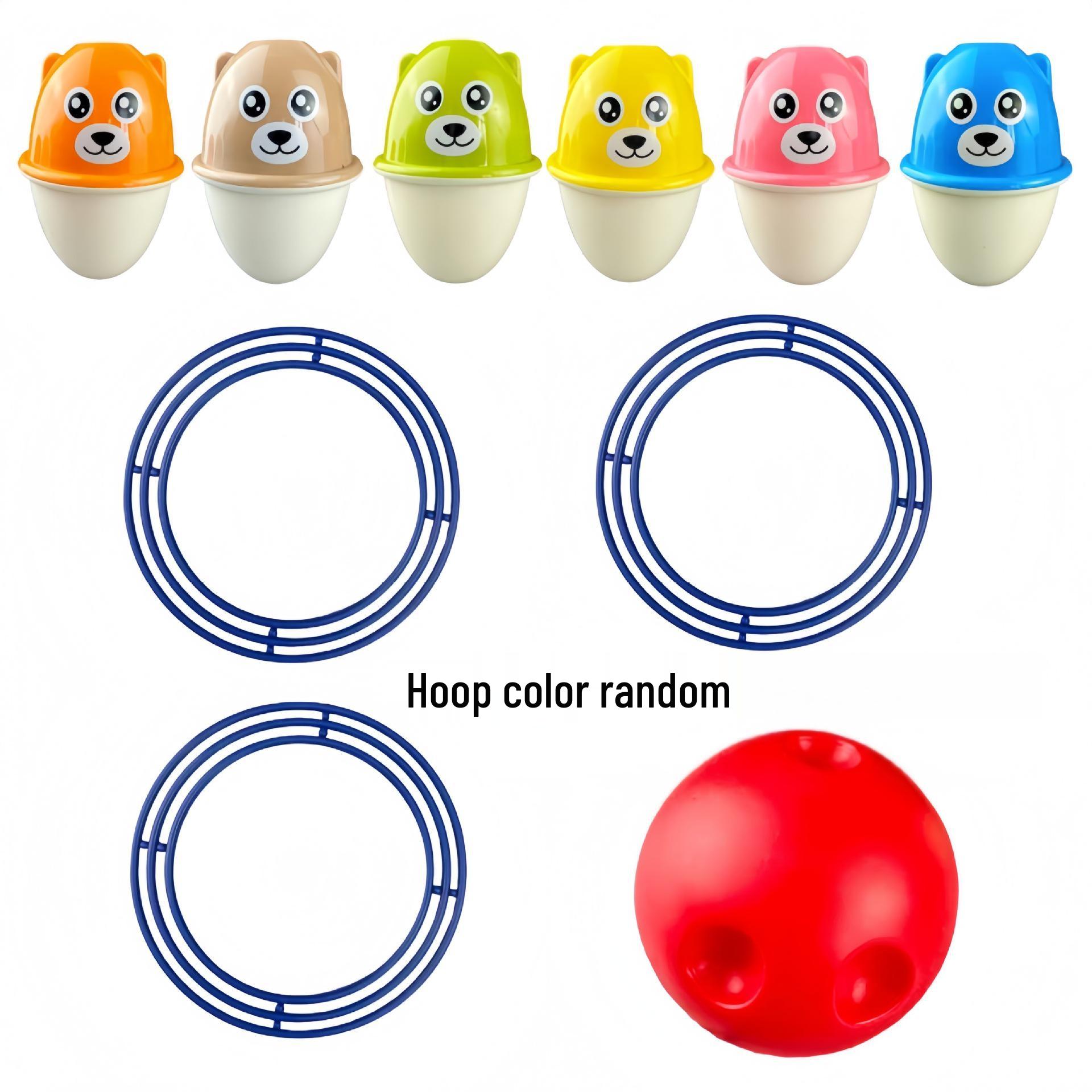 Ring Toss Parent-Child Kindergarten Sports Set with Beanbags