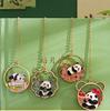Chinese Style Panda Bookmark Tassel Pendant Retro Book Clip Metal Pagination Mark Student Gift Stationery School Office Supplies