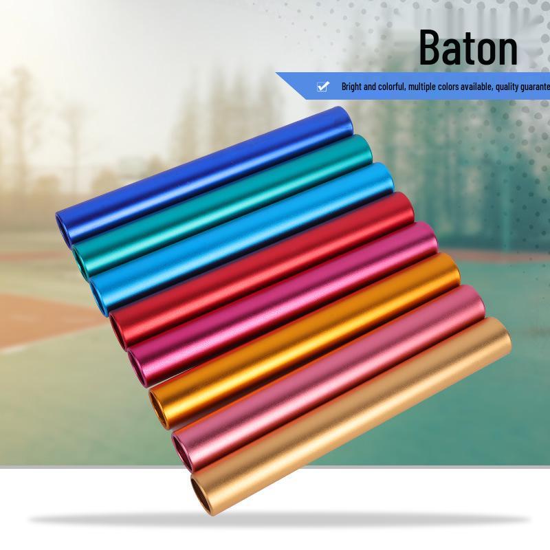 Colorful 3.5CM Aluminum Alloy Relay Baton for Track and Field Competition (IAAF Certified)