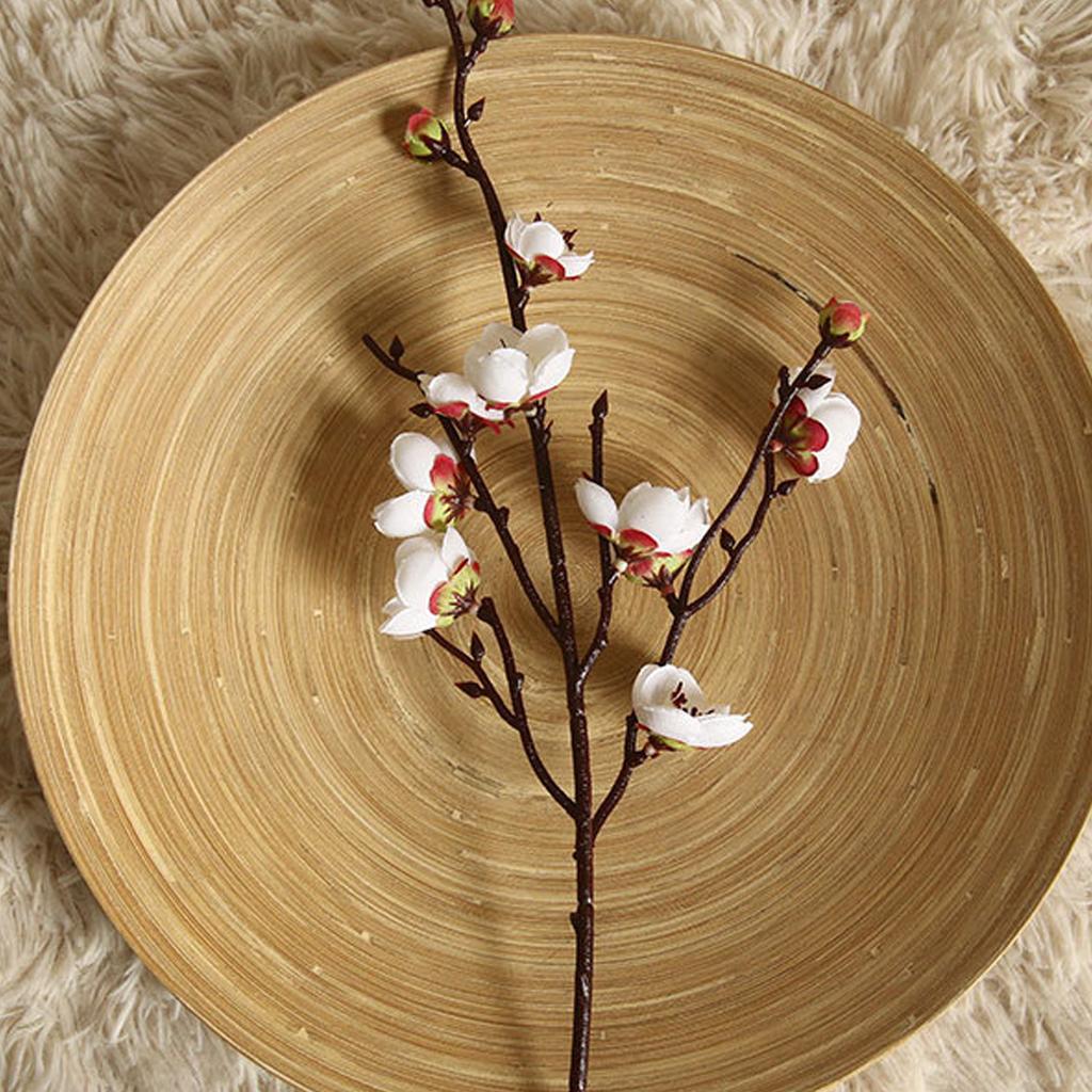 Artificial Flower Wedding Decoration Versatile Lifelike Faux Plum Blossom For Bedroom Living Room