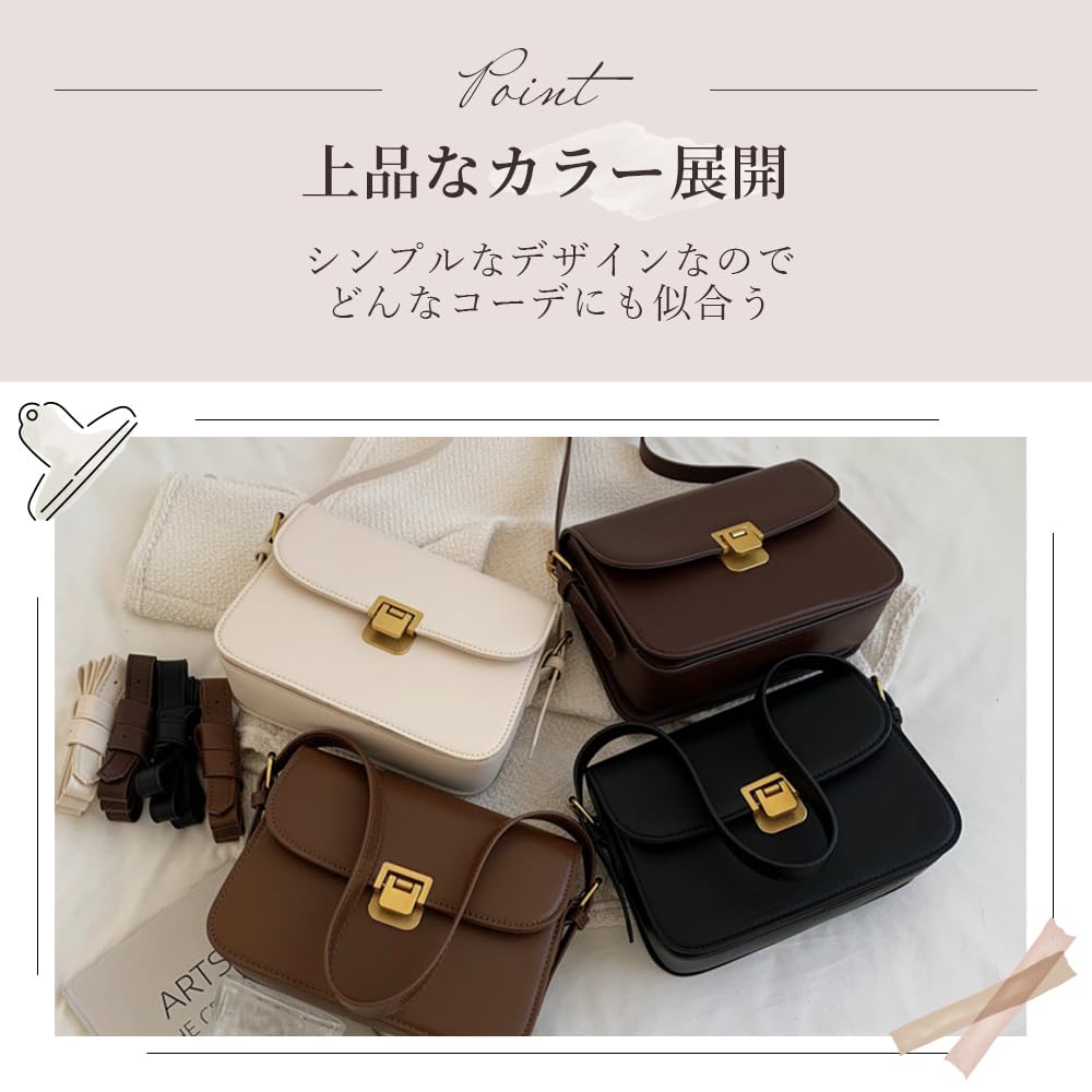 Sac Ita pour Femme Lilly Flora, Sac à Bandoulière, Parfait pour les Mariages, le Bureau, le Quotidien et les Trajets. Mode Coréenne, Mignon et Élégant, Blanc.