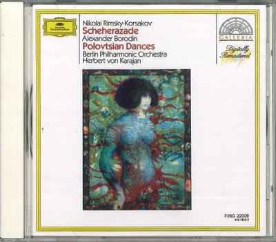 CD HERBERT VON KARAJAN BERLINER PHILH  Scheherazade  Polovtsian Dances F28G22008 POLYDOR 1987 Japan Classical Used