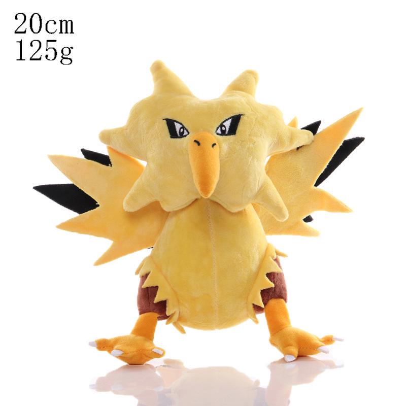 Gengar, Psyduck, Charizard, Mewtwo, Eevee, and Snorlax Pokémon Plush Toys Collection