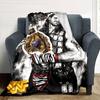 Wrestlemania Customize Text Blanket Lightweight Customizable Blanket Warmthful Decor Perfect for Livingroom Seaside Bed Chair Ideal for All Seasons