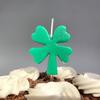 Lucky Four-leaf Clover Cake Decoration Birthday Candle Atmosphere Party Baking Creative Plug-in Candle