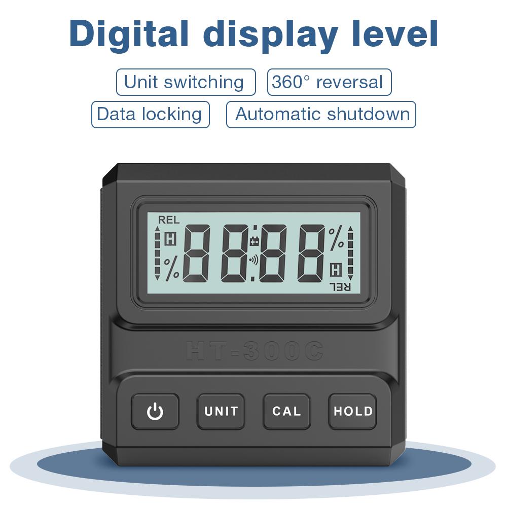 

4*90° цифровой угломер электронный инклинометр с подсветкой уровень коробка с магнитным основанием угломер измерительный инструмент