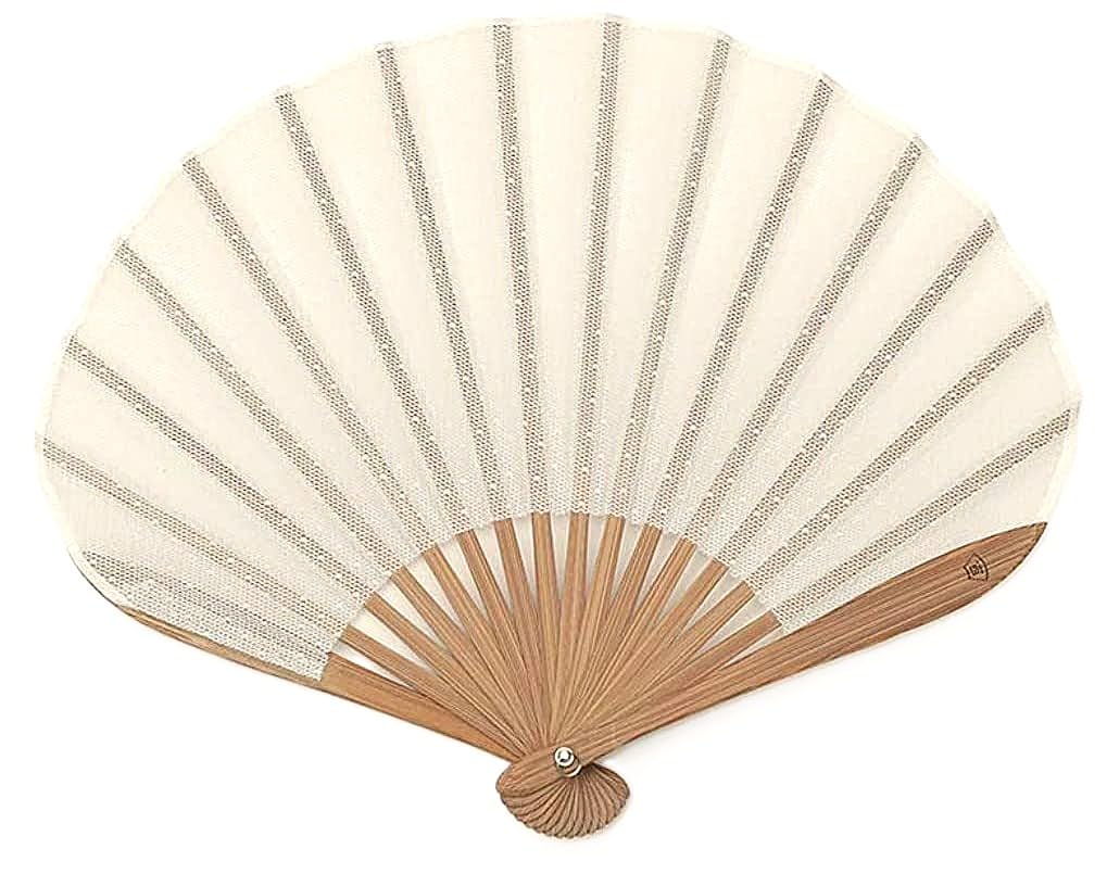 Shoroku Fluffy Folding Fan Made of Veil Lace Paulownia Fan Bag Lace Day Gift [Nishikawa Shoten] Material, Sensu, White, Box, Included, Sensu, Mother's