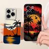 For Infinix Note 40X 5G Fashion Dusk Beach Painting Phone Case For Infinix Note40X 5G X6838 Soft Silicone Covers Bumpers