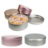3Pcs Tinplate Cookie Storage Boxes Round Candy Biscuit Packaging Box Durable Tea Cake Tin  Gifts