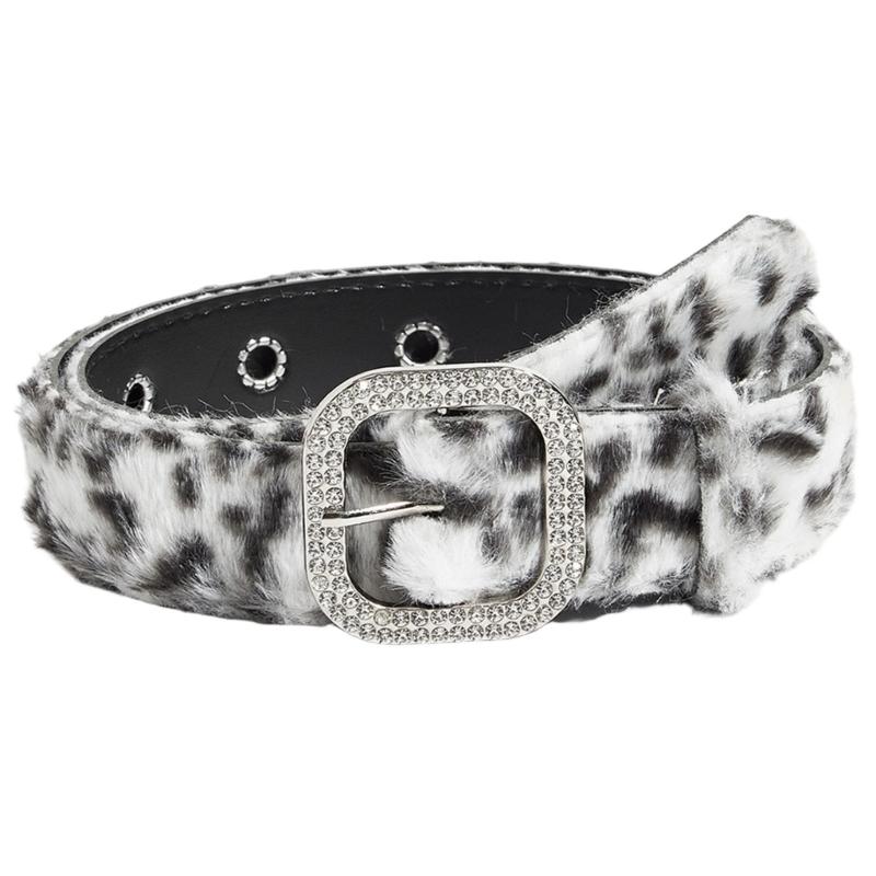 Pružný pásek s leopardím vzorem Nastavitelný pas Pro každodenní nošení Pohodlná a odolná látka