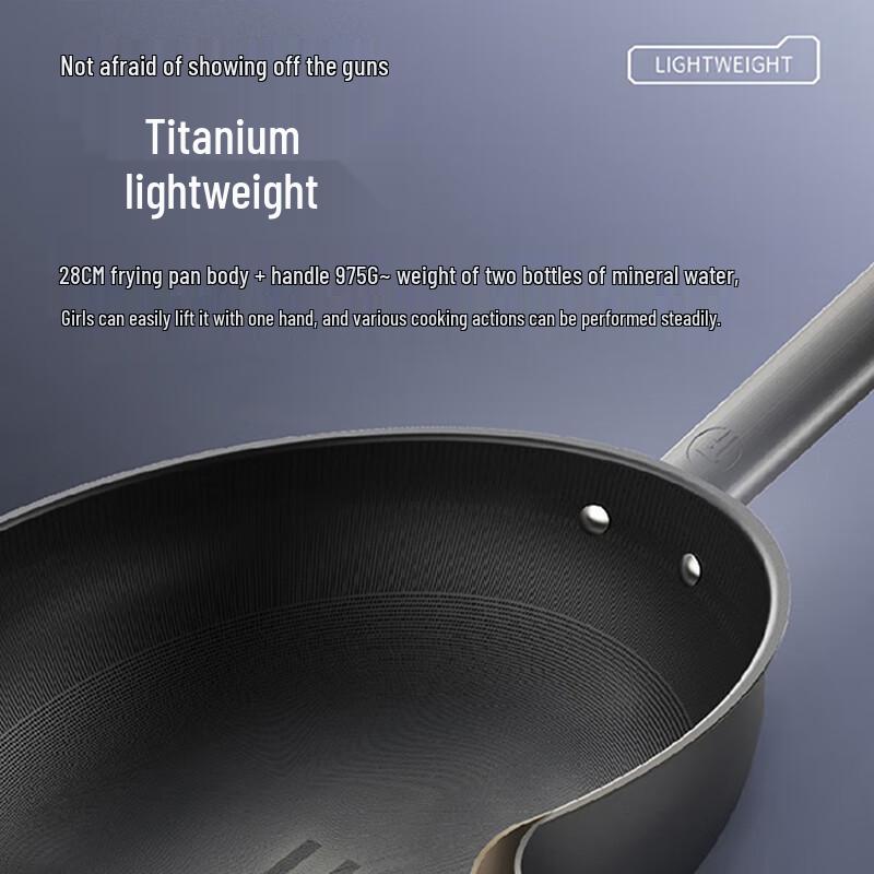 ASD Titanium Core Cyclone Frying Pan with Lid 28cm