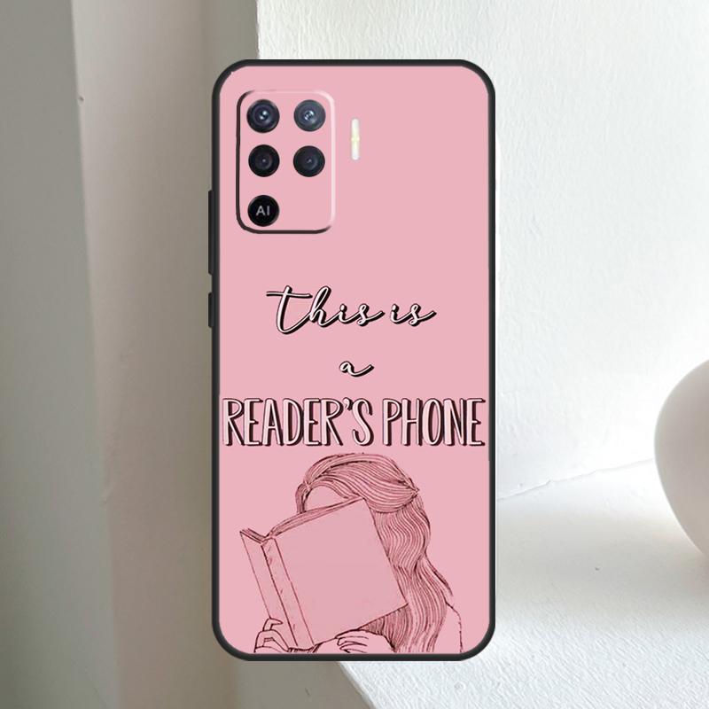 Library  Bookish For OPPO A96 A76 A16 A5 A6 Pro A15 A17 A57 A18 A38 A58 A78 A98 A54 A74 A94 A40 A60 A80 Case