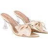 Shoetopia Womens Ultra Golden Heeled Sandal - 7 Uk (Ultra-Golden)