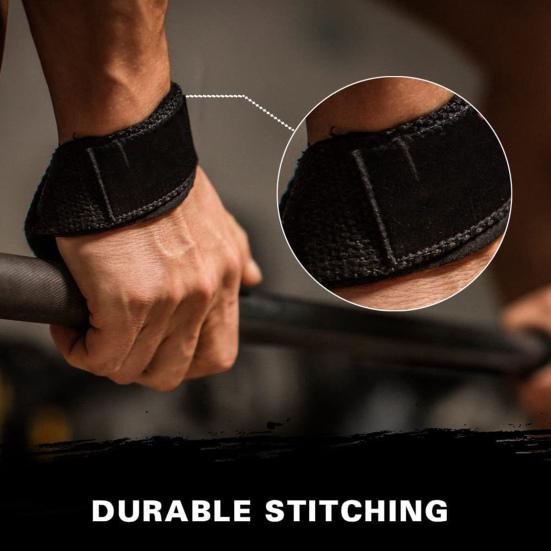Lifting Strap Men Women Anti-Slip Weightlifting Grip Band Bodybuilding Strength Training Home Gym Workout Pull-up Barbell Deadlifts Wrist Strap