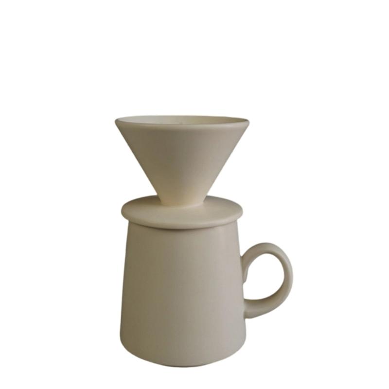 Handgefertigter Keramik V 60 Pour-Over Kaffeebereiter 460ml Modische Kaffeemaschine Für Brühstil Home Brewing Erlebnis