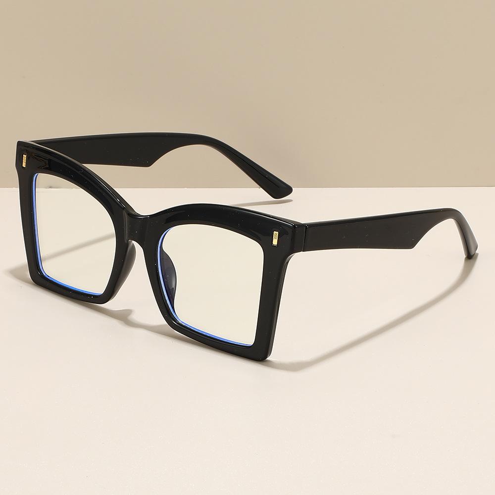 

Big Frame Reading Glasses Classic Black Square Blocking Blue Light Computer Presbyopia Eyeglasses Goggle+1.0...+4.0 Unisex 2.50 чёрный