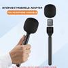 with Windproof Sponge Lavalier Interview Microphone Adaptor Handheld Mic Stand  for DJI MIC
