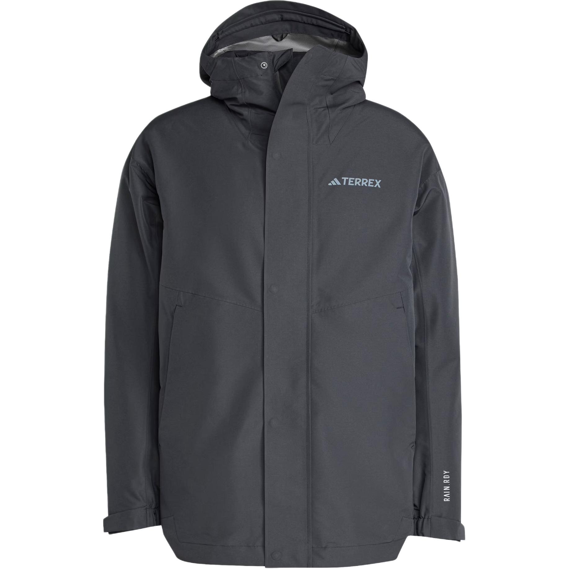 

Adidas Terrex Xploric Series Уличная Ветрозащитная Дышащая Удобная Водонепроницаемая Ветровка Мужские Куртки Черный IX7937 L