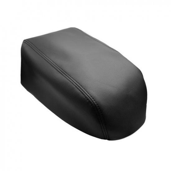 Black Center Console Lid Armrest Box Leather Cover Skin For Infiniti G35 02-07