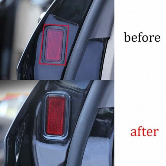 Black Titanium Frame Trim Car Inner Door Light Fit For Benz R-Class W251 2007-18